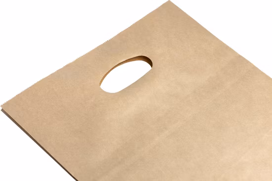 Gestanzte Tragetaschen aus Kraftpapier, Geschenktüten, Lebensmitteltüten