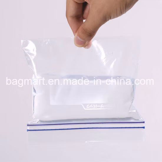 Lebensmittelqualität, Verpackung in Einzelhandelsverpackungen, Lebensmittelbeutel mit Einzel-/Doppelreißverschluss, wiederverschließbarer Beutel, Plastikbeutel, Gemüse//Tiefkühl-/Zubehör-/Kosmetik-Druckverschlussbeutel, Anti